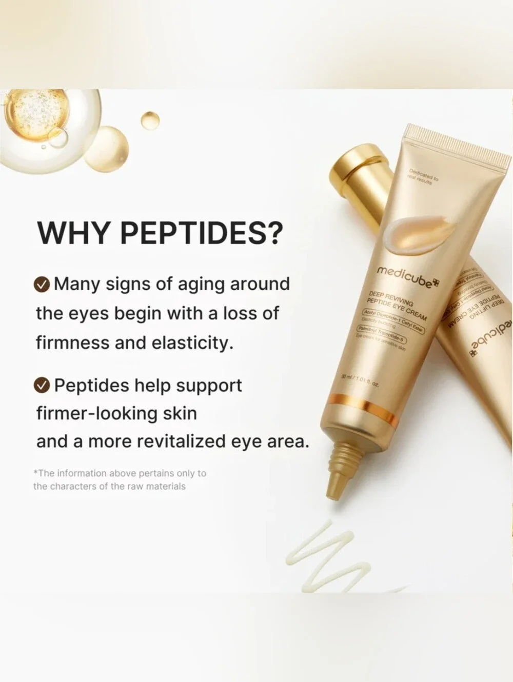 Medicube Reviving Peptide 20,000 PPM Serum 30ml 1.01oz Korean Skincare NEW